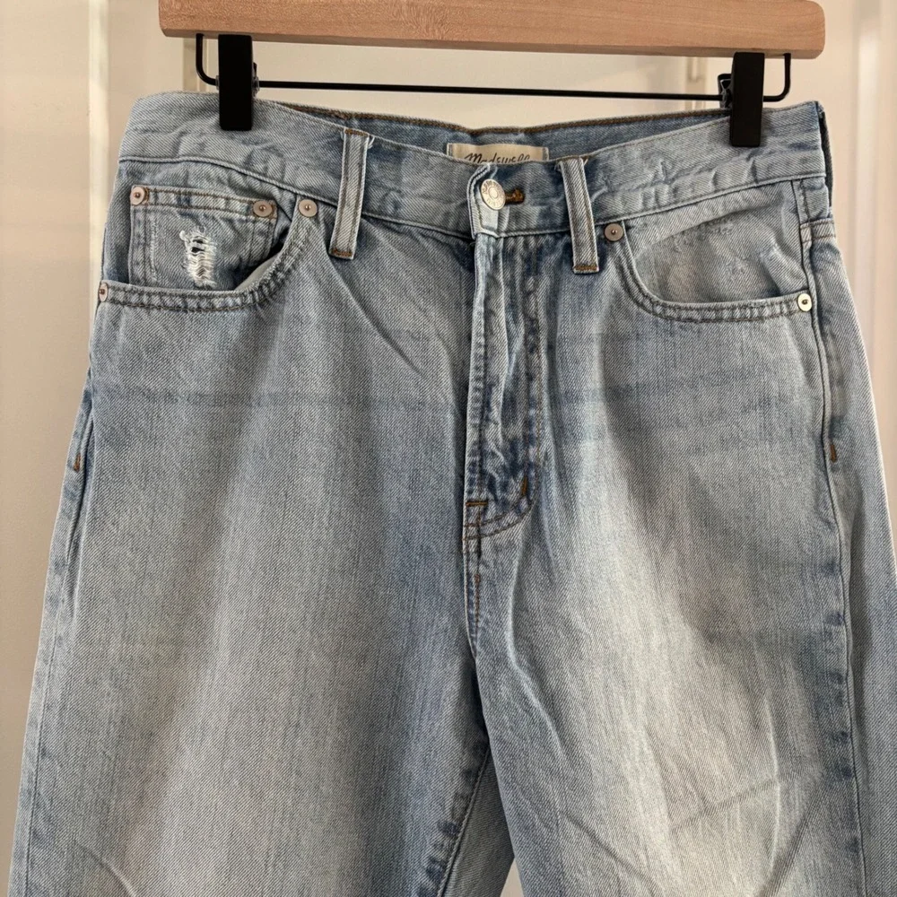 Madewell The Perfect Vintage Jean Light Wash Denim High Rise Straight Women's 27